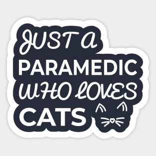 paramedic cat Sticker